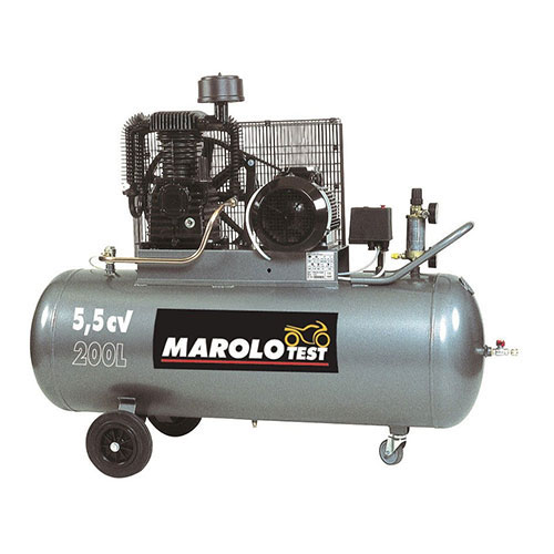 MAROLO COMPRESSOR 200 LITERS TWO-STAGE CAST IRON / THREE-PHASE (380 V) / 5.5 HP 801880