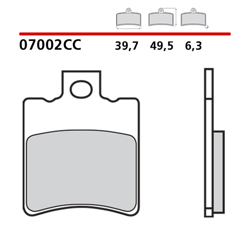 BREMBO ΤΑΚΑΚΙΑ ΦΡΕΝΩΝ CARBON CERAMIC 07002CC