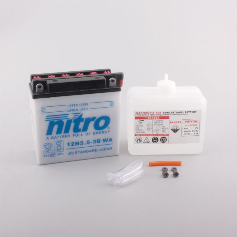 AFAM NITRO 12N5.5-3B open with acid pack 1412N5.5-3B WA(dimensions L:135,W:60,H:130)