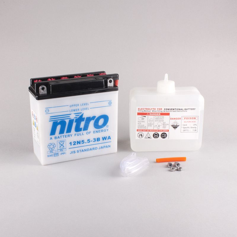 AFAM NITRO 12N5.5A-3B open with acid pack 1412N5.5A-3B WA(dimensions L:103,W:90,H:114)