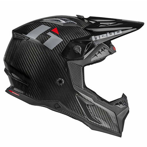 HEBO HELMET END/MX CARBON L BLACK HEBO