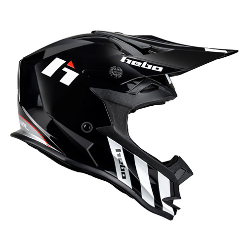  HELMET JUNIOR M/X STAGE M-BLACK HEBO 40HC0706MN