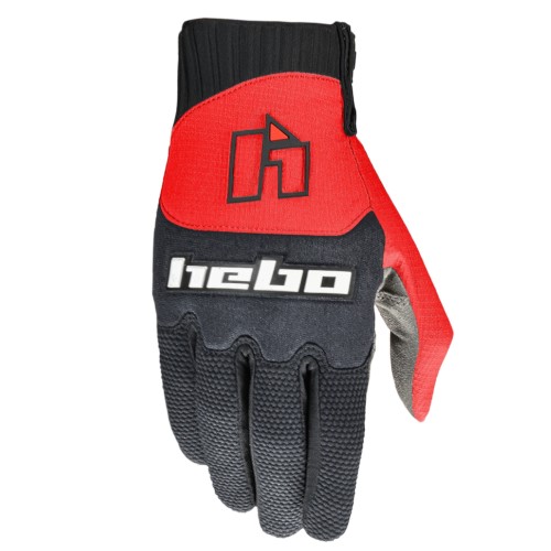 HEBO GLOVES END/MX SCRATCH L-RED  HE1245LR