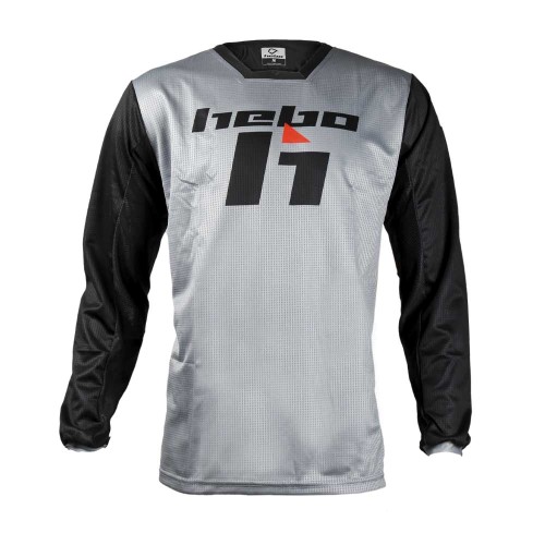 HEBO JERSEY END-M/X SCRATCH II S-GREY  HE2539SG