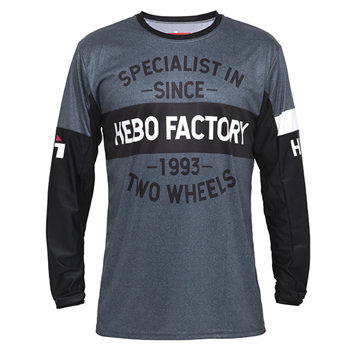 HEBO JERSEY END-M/X 2 WHEELS XL-GREY  HE2554XLG