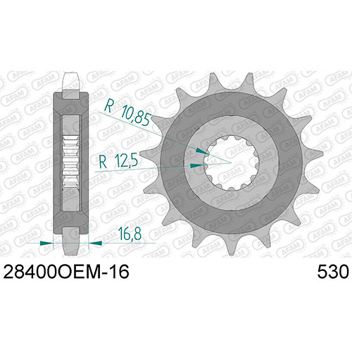 AFAM SPROCKET FRONT 530 28400OEM-16