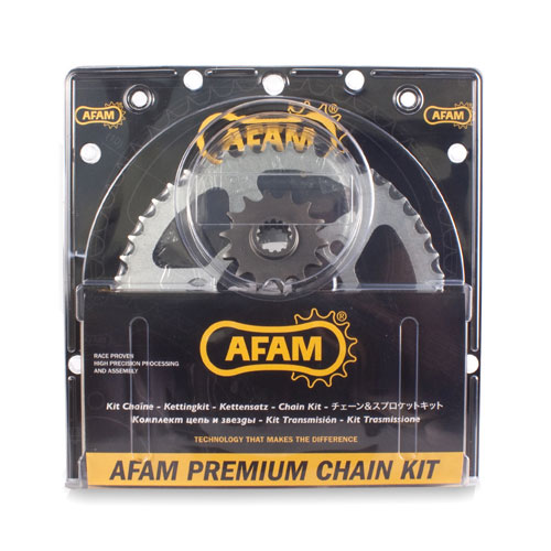 AFAM CHAIN SPROCKET KIT SUZUKI DL 650 V-STROM 2004-2008 XMR BLACK