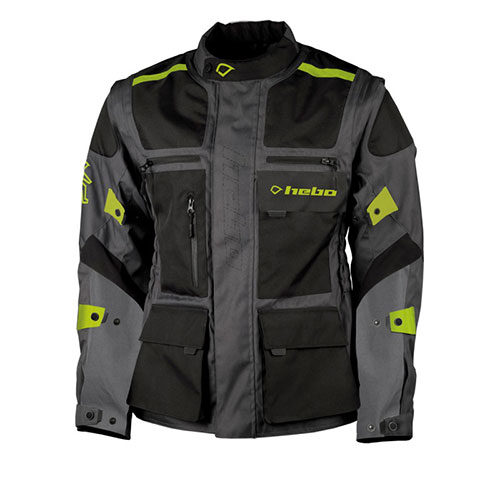 HEBO JACKET ENDURO CROSS OVER SMALL GREY-GREEN HE4144SLM