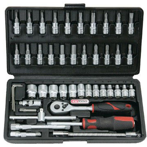 MAROLO 1/4' TOOLBOX-46 PIECES 500494