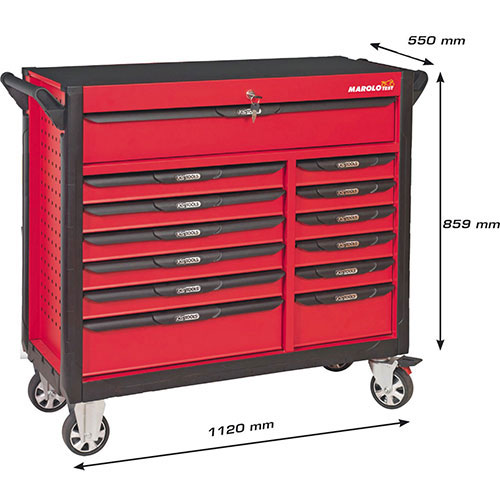 MAROLO TOOLS TROLLEY 13 DRAWERS 802666