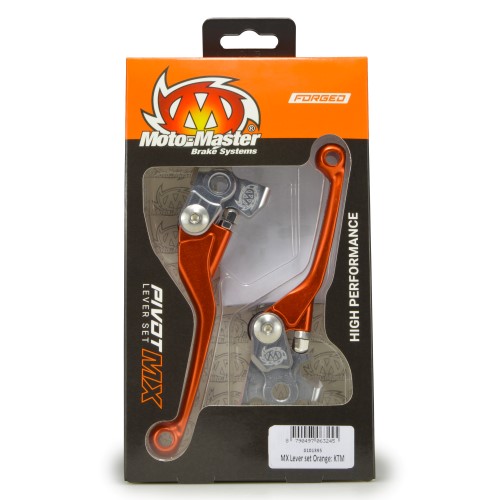 MOTO-MASTER PIVOT MX LEVER SET - ORANGE FORGED: KTM 0101395