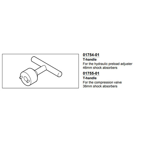 OHLINS T-HANDLE 3080-01