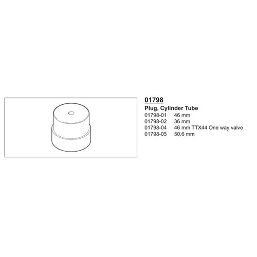 OHLINS PLUG, CYLINDER TUBE 36 01798-02