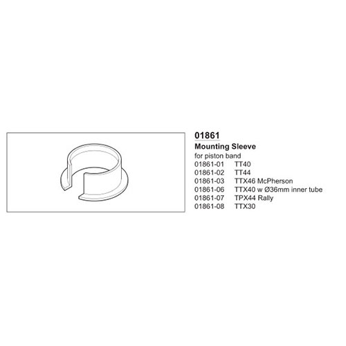 OHLINS PISTON BAND 46MM TOOL KIT 01861-11