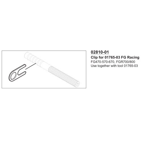 OHLINS CLIP FOR 01765-03 FG RACING 02810-01