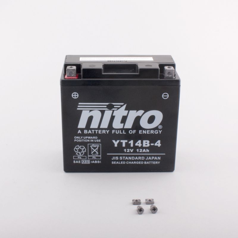 AFAM NITRO YT14B-4 AGM GEL κλειστού τύπου 14NT14B-4 SLA(διαστάσεις Μ:150,Π:70,Υ:145)