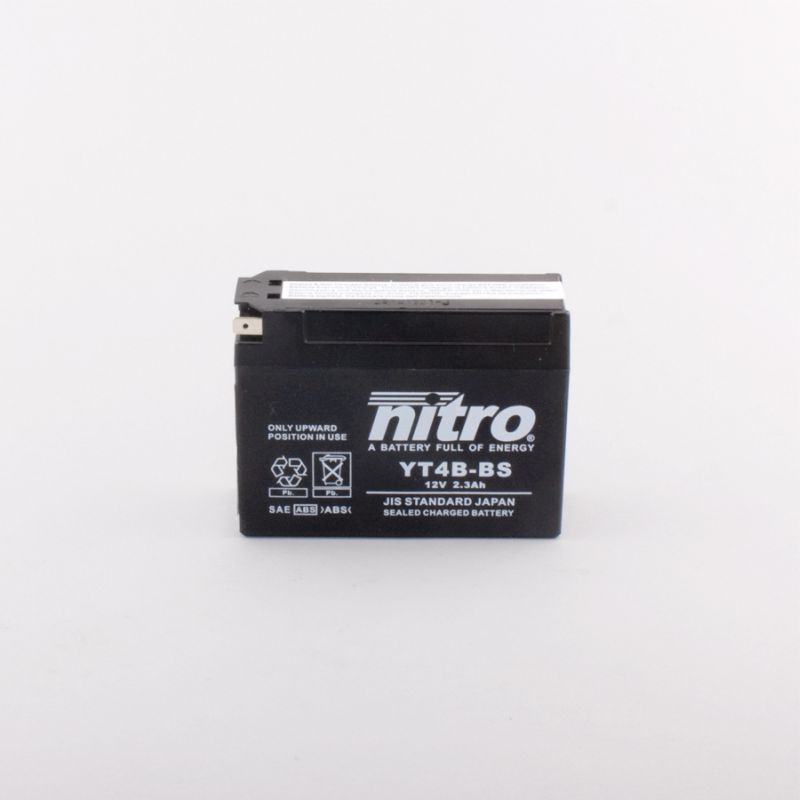 AFAM NITRO YT4B-BS AGM open with acid pack 14NT4B-BS(dimensions L:114,W:39,H:87)