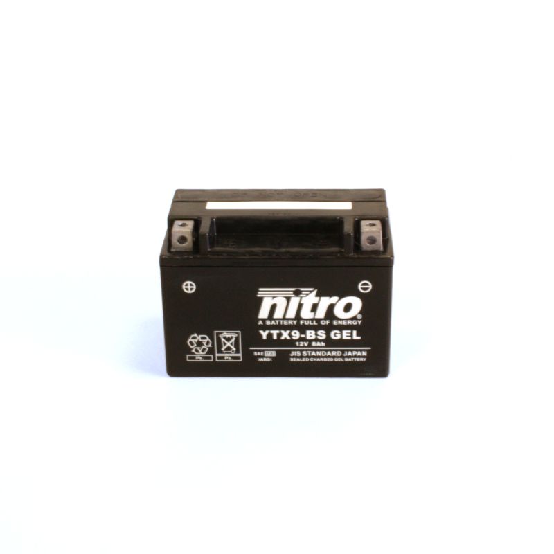 AFAM NITRO YTX9-BS GEL AGM closed 14NTX9 SLA(dimensions L:150,W:87,H:105)